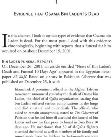 is osama bin laden dead or alive. Osama Bin Laden Dead or Alive